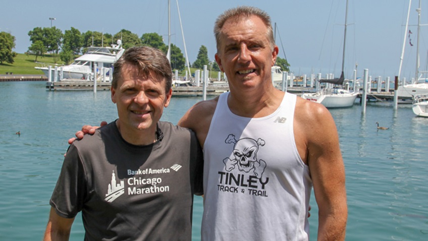 在得到朋友捐肾后,跑步者重回跑道 在得到朋友捐肾后,跑步者重回跑道